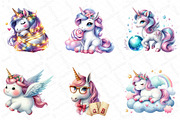Cute Magical Unicorn Clipart, an Illustration by DreamPrint404 (Thumbnail 2 of 4)