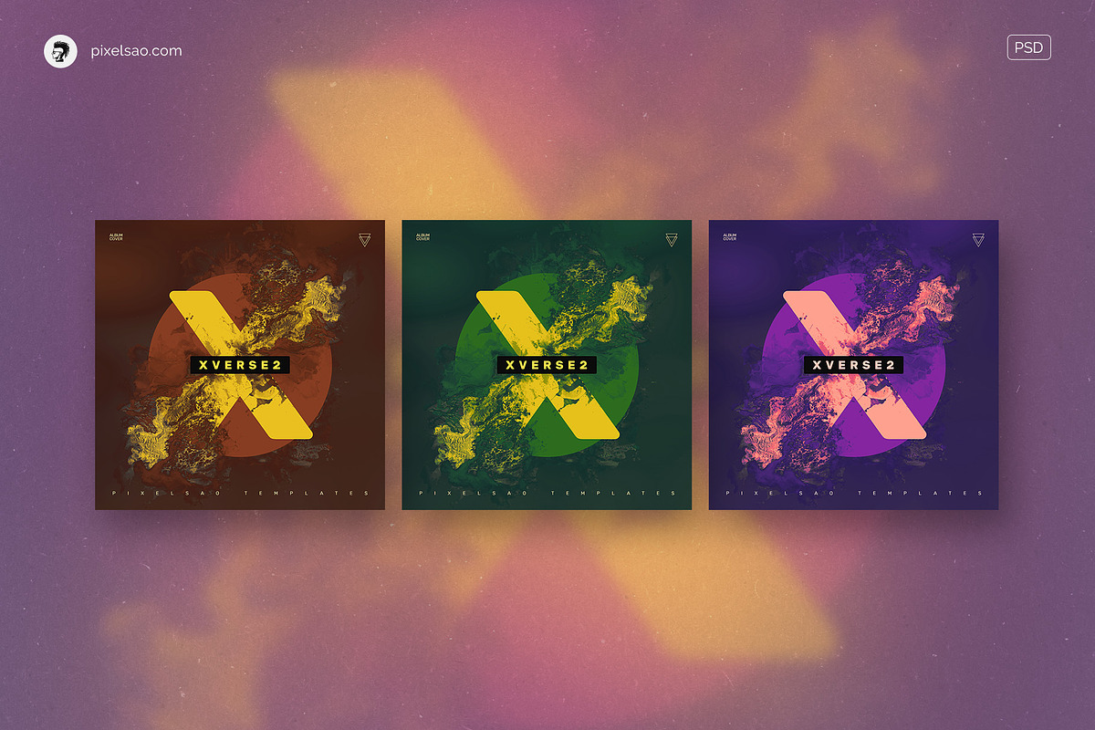 Xverse 2 – Album Cover Art Template, a Social Media Template by pixelsao (Photo 2 of 2)