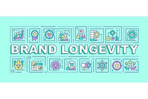 Brand longevity word concept, a Templates & Theme by IMG Visuals