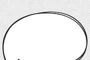 Hand drawn round speech bubbles, an Object Graphic by MaryHat Shop (Thumbnail 5 of 5)