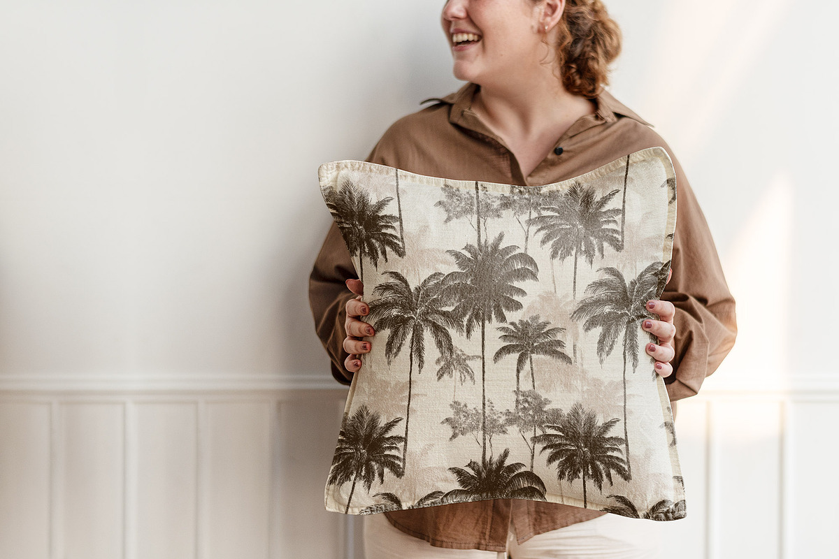 VINTAGE PALM TREES Seamless Pattern, a Pattern Graphic by AYAKA Studio Co. (Photo 6 of 10)