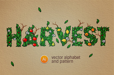Full editable alphabet & patterns, a Symbol Font by PREMIUMVECTOR