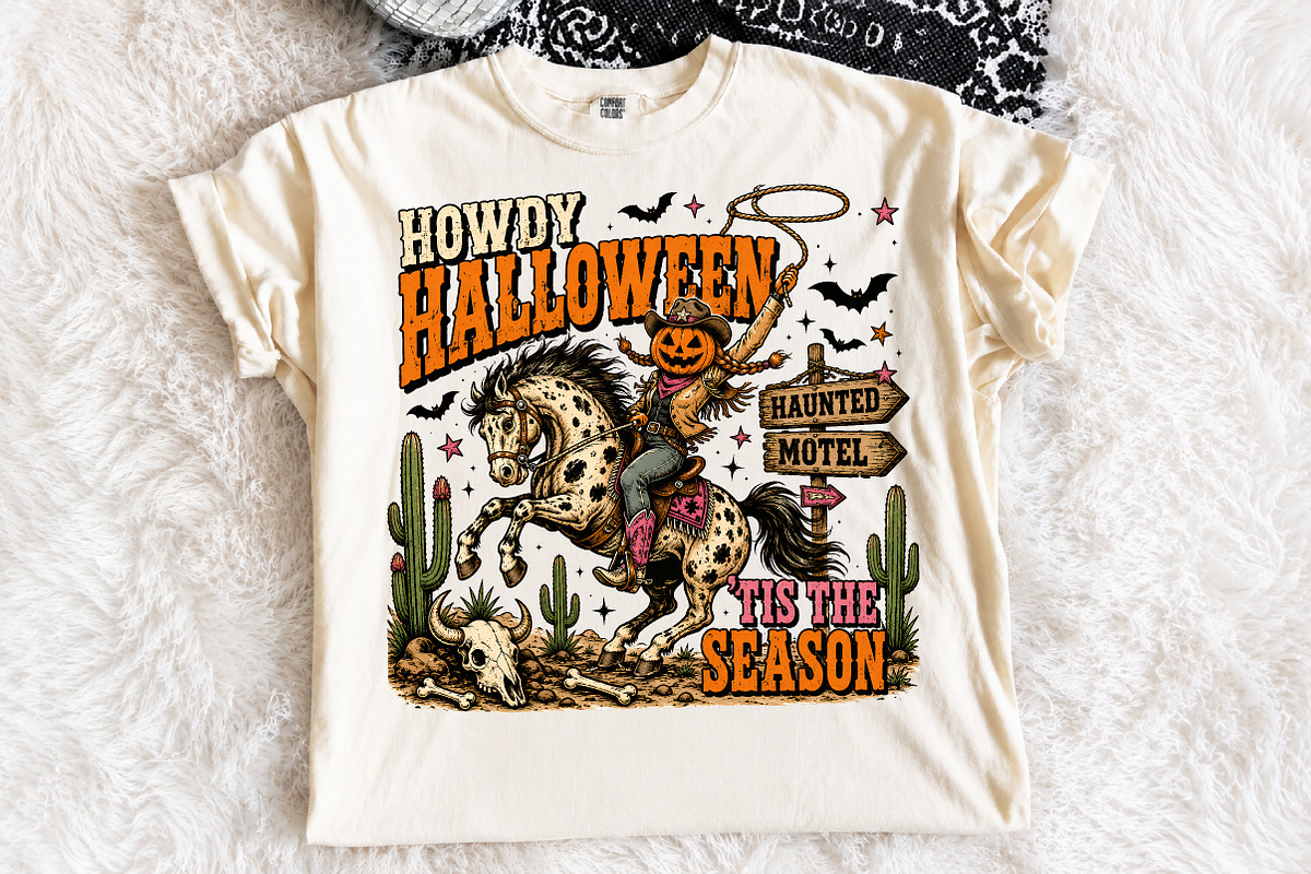 Howdy Halloween PNG, Western Cowboy, a Seasonal Illustration by Libby Wishes (Photo 4 of 4)