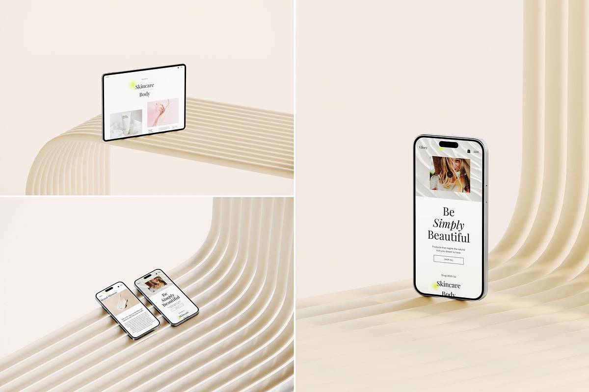 Glory Device Mockup Collection, an iPad Mockup by Mockup Line (Photo 2 of 6)