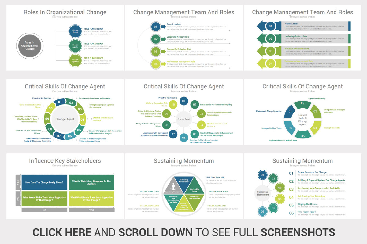 Change Management google slides, a Presentation Template by OceanArt
