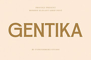 Gentika - Modern Elegant Serif, a Serif Font by Typeformers (Thumbnail 1 of 5)