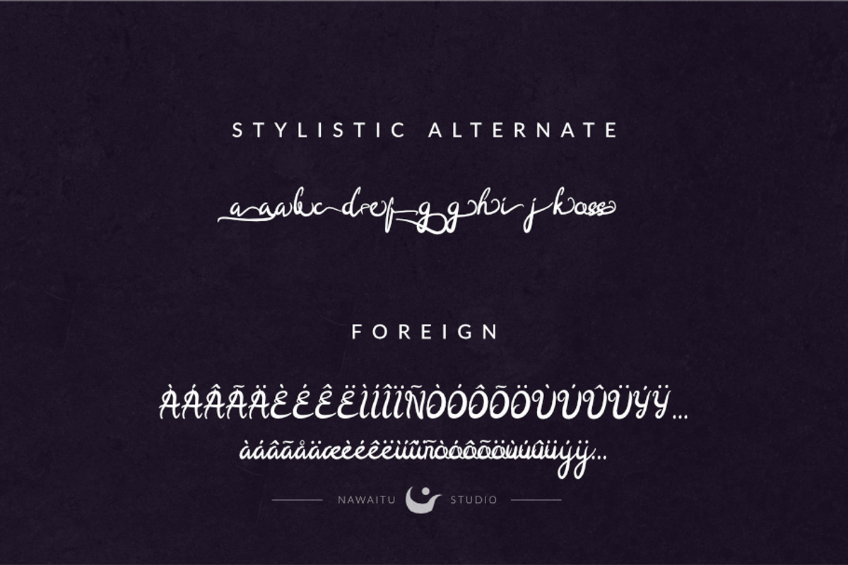 Bacchaus font - Script Fonts preview 7