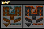 Platformer Game Tile Set 4, an Illustration by pzUH (Thumbnail 5 of 5)