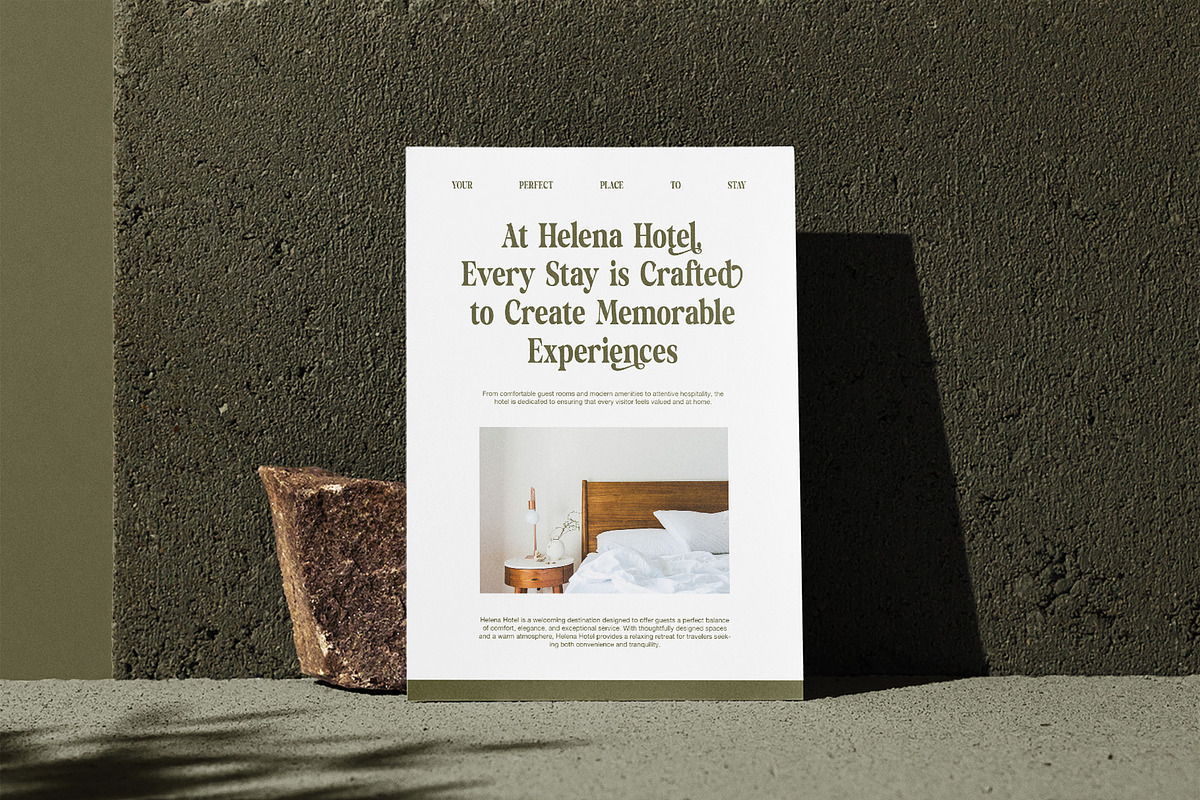 Hibrida Bold Serif Font, a Serif Font by Perfectype (Photo 5 of 8)