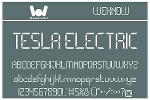 Binary Code font, a Font by weknow