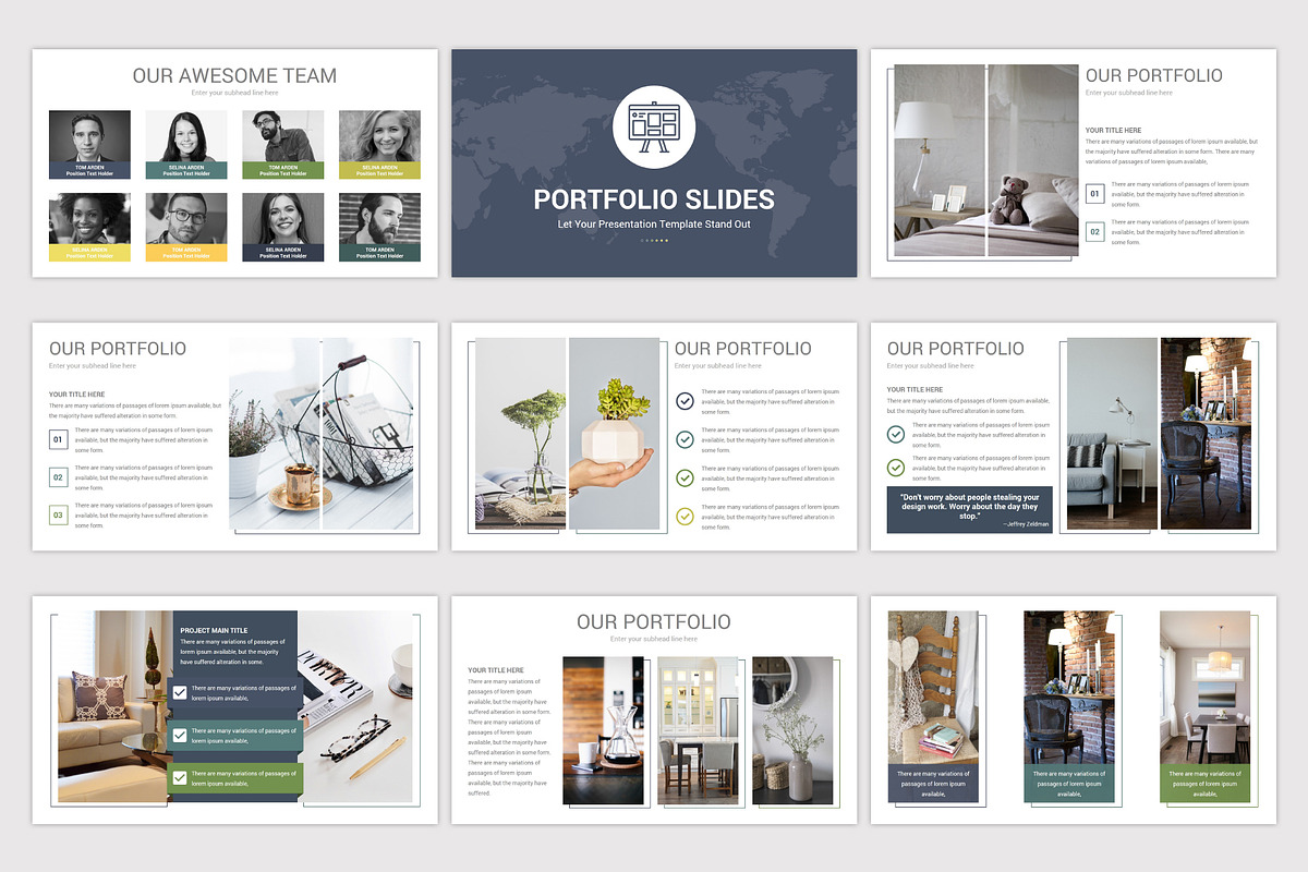 Power Edge PowerPoint Template, a Presentation Template by SlideOne (Photo 30 of 42)