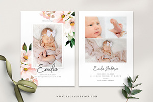 Birth Announcement Template BA026