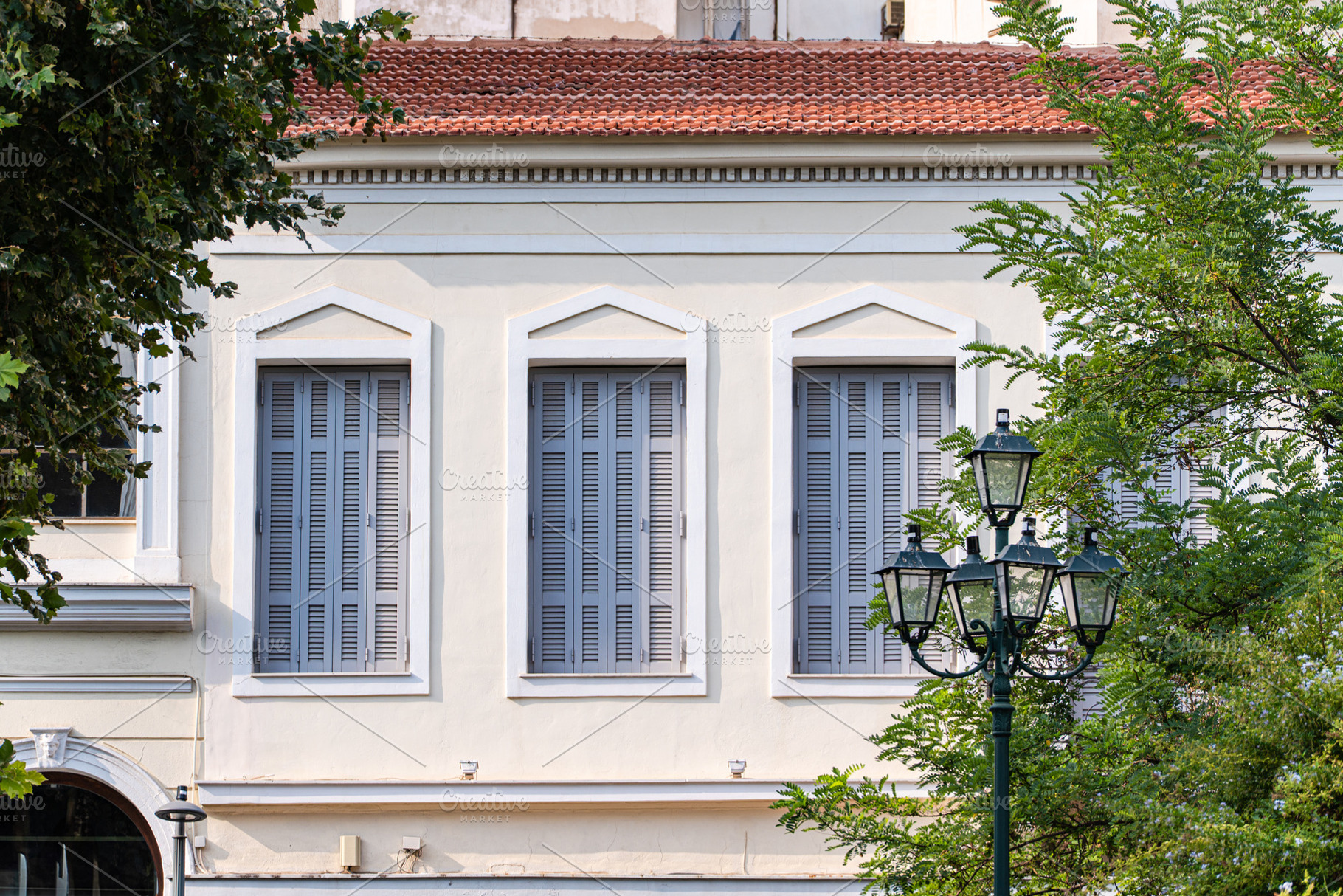 Shutters on the windows in Athens area Plaka, an Architecture Photo by Anna Bogush