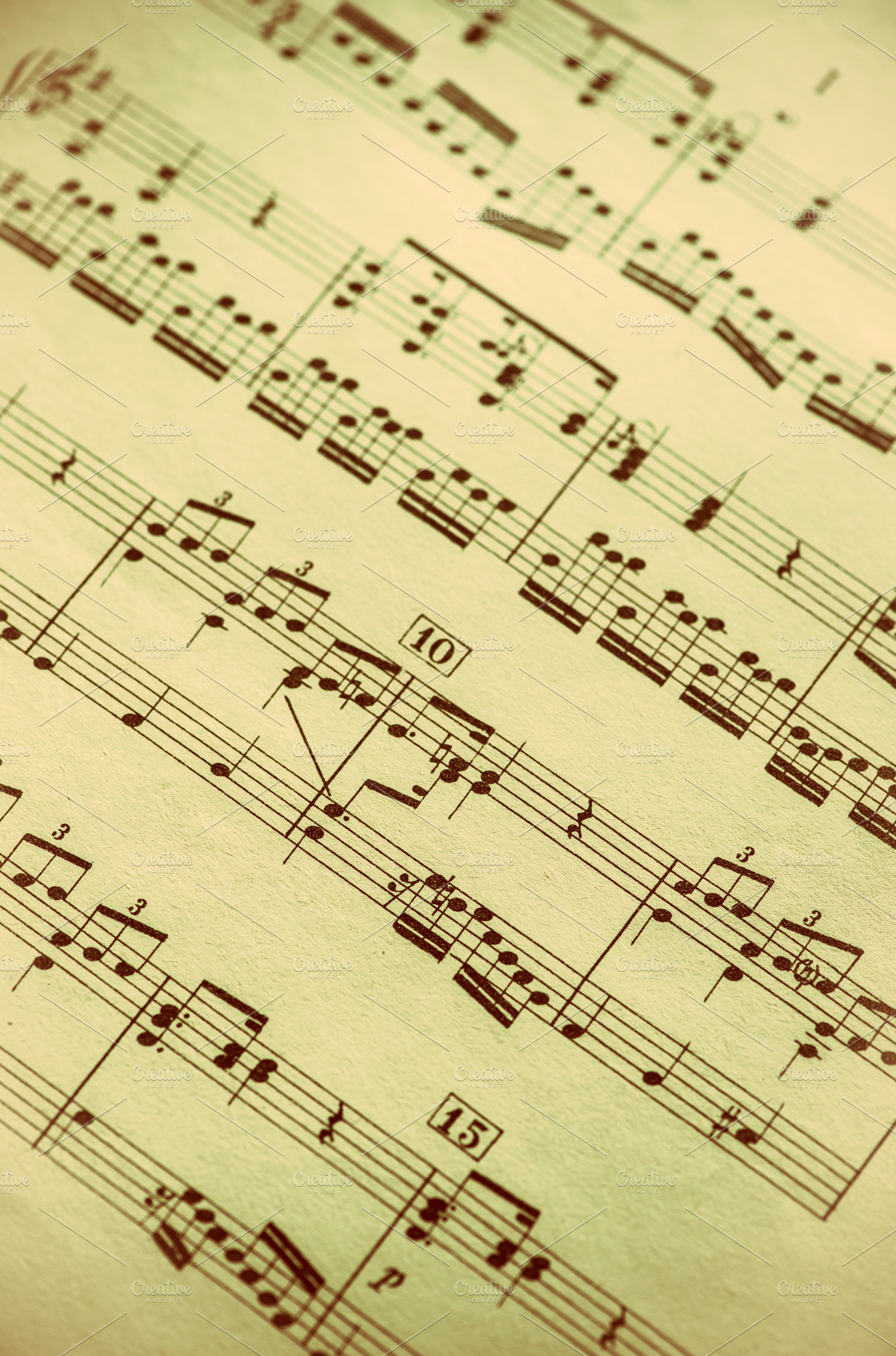 Music notation book stock photo containing music and notes, an Arts & Entertainment Photo by DegImages