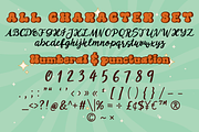 Just Smile is a stylish retro duo fo, a Handwritten Font by Brown Cupple (Thumbnail 7 of 8)