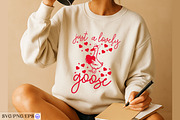 Cute Just a Lovely Goose SVG PNG, a Graphic by mh_arif (Thumbnail 1 of 4)