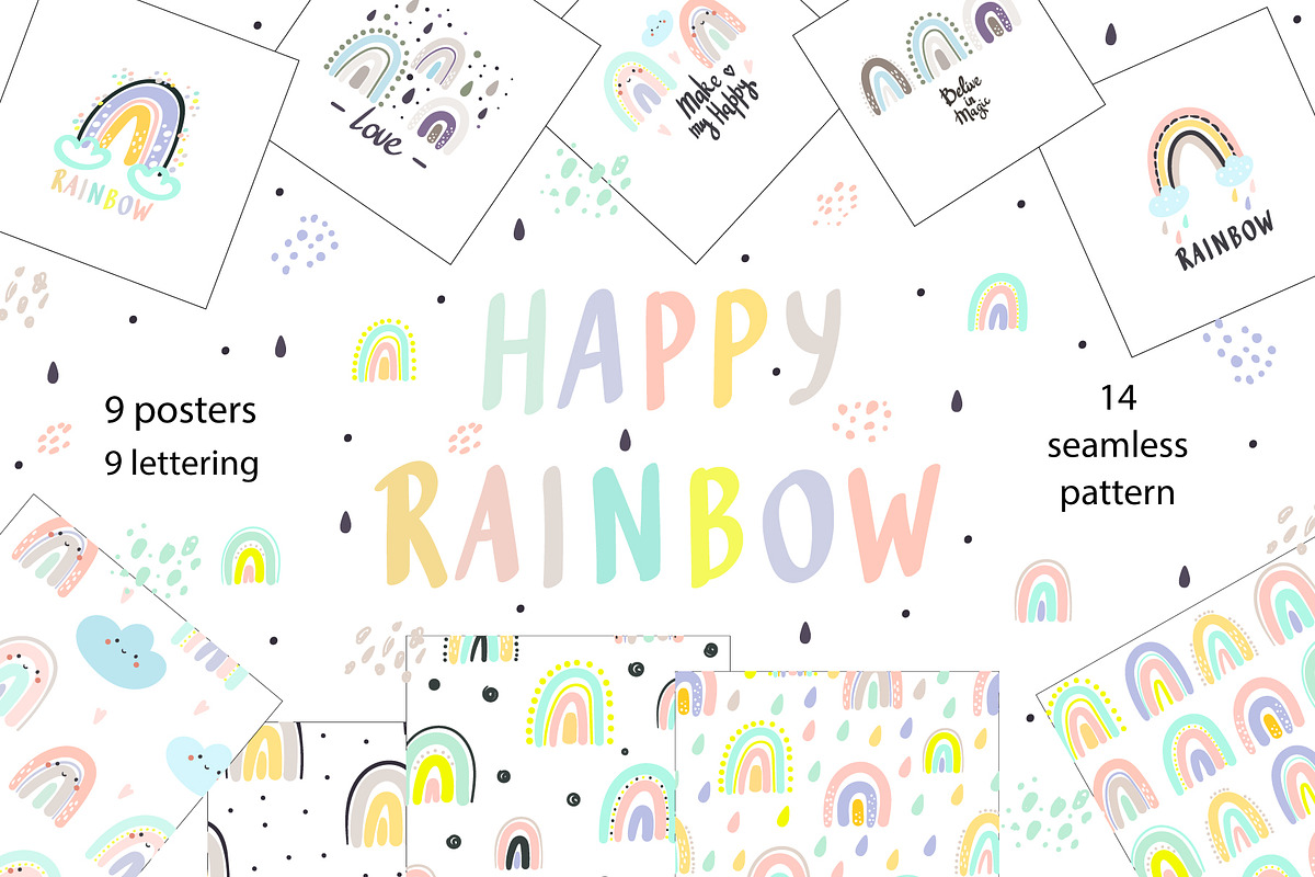 Happy Rainbow!, a Background Graphic by Irene_Boiko_ART (Photo 1 of 4)