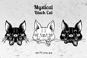 Mystical Black Cat, an Object Graphic by Anastasia (Thumbnail 9 of 15)