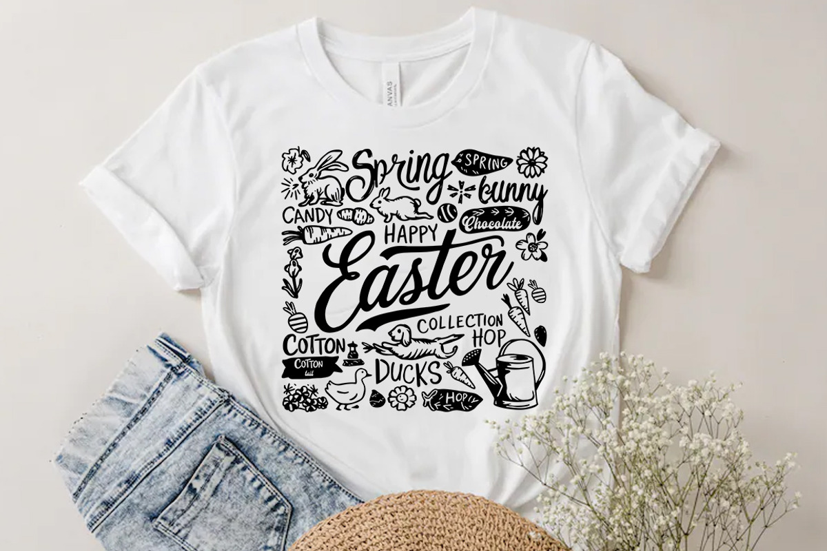 Easter Svg Bundle, Easter Bunny Svg, an Object Graphic by FiveStarCrafting (Photo 9 of 16)