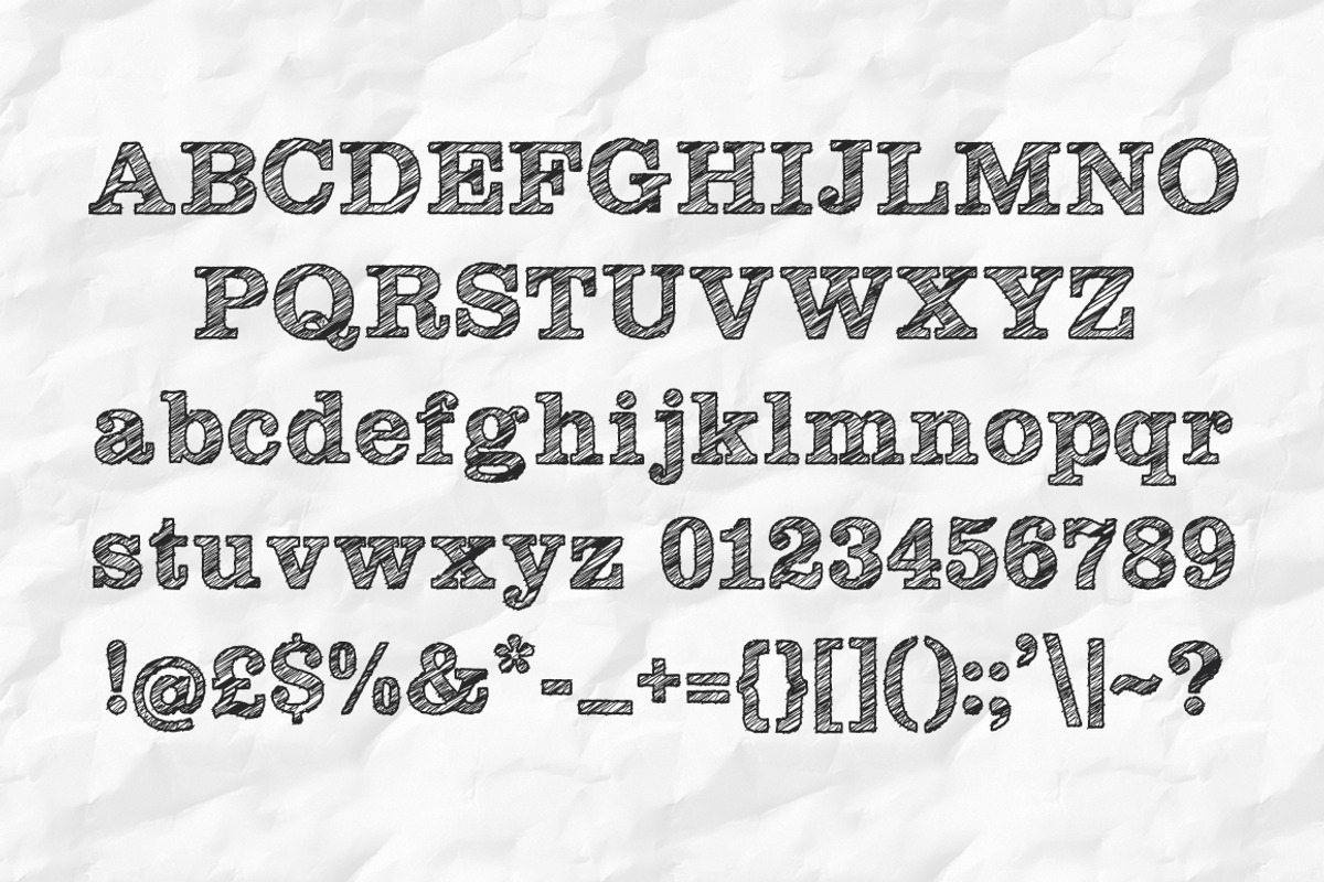 SketchSlab Web and Desktop Font preview 2