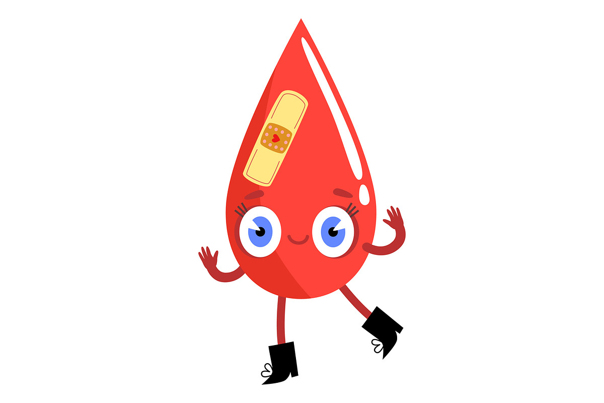 Blood Drop Characters Clipart Medic, a Healthcare Illustration by the_myro (Photo 8 of 14)