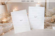 Two Vertical Invitation Cards Mockup, a Product Mockup by TatiMockup (Thumbnail 2 of 4)