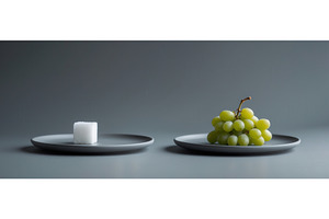 Comparison of a sugar cube and a, an Illustration by tilialucida