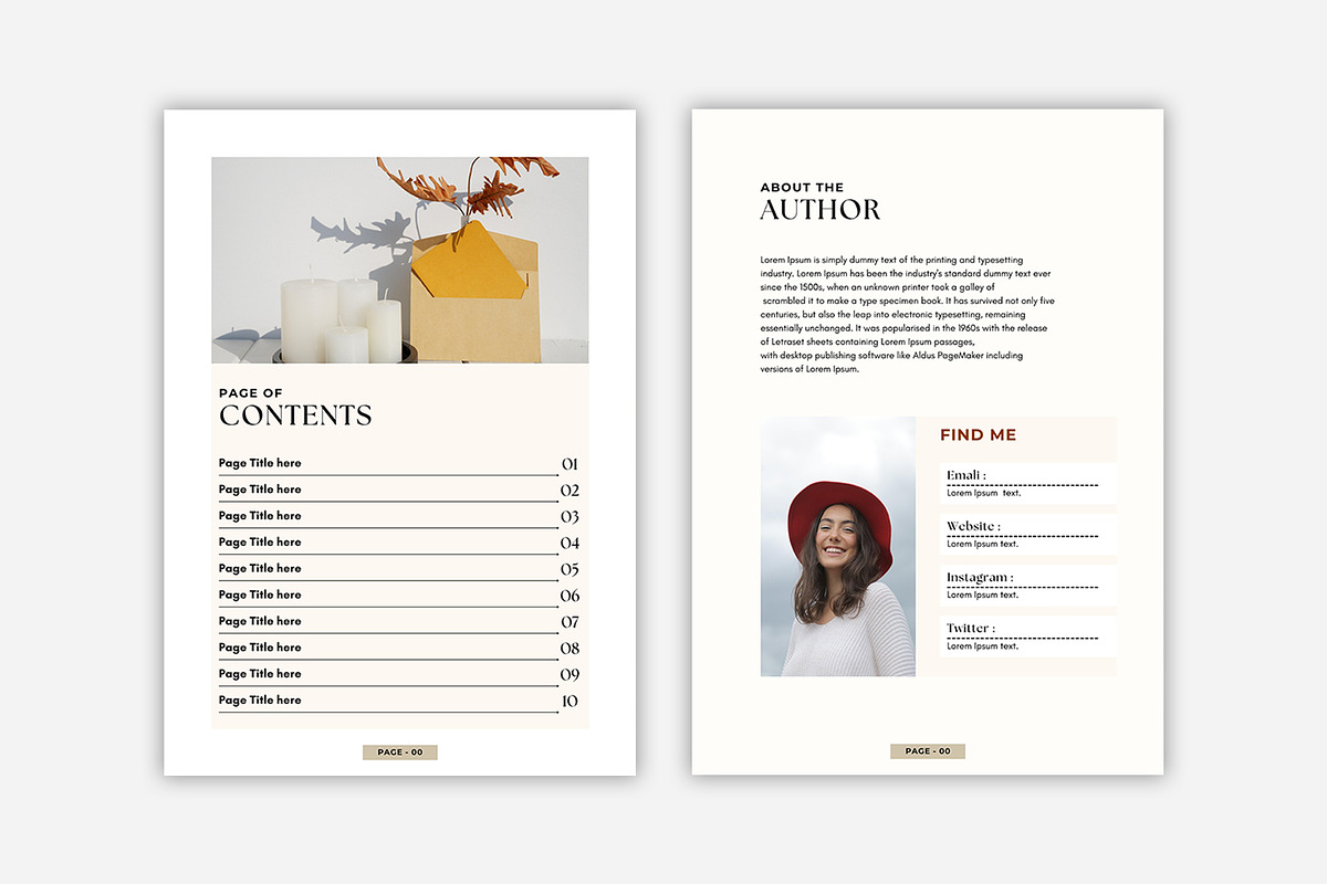 ebook / canva, a Magazine Template by DesignByStore (Photo 2 of 9)