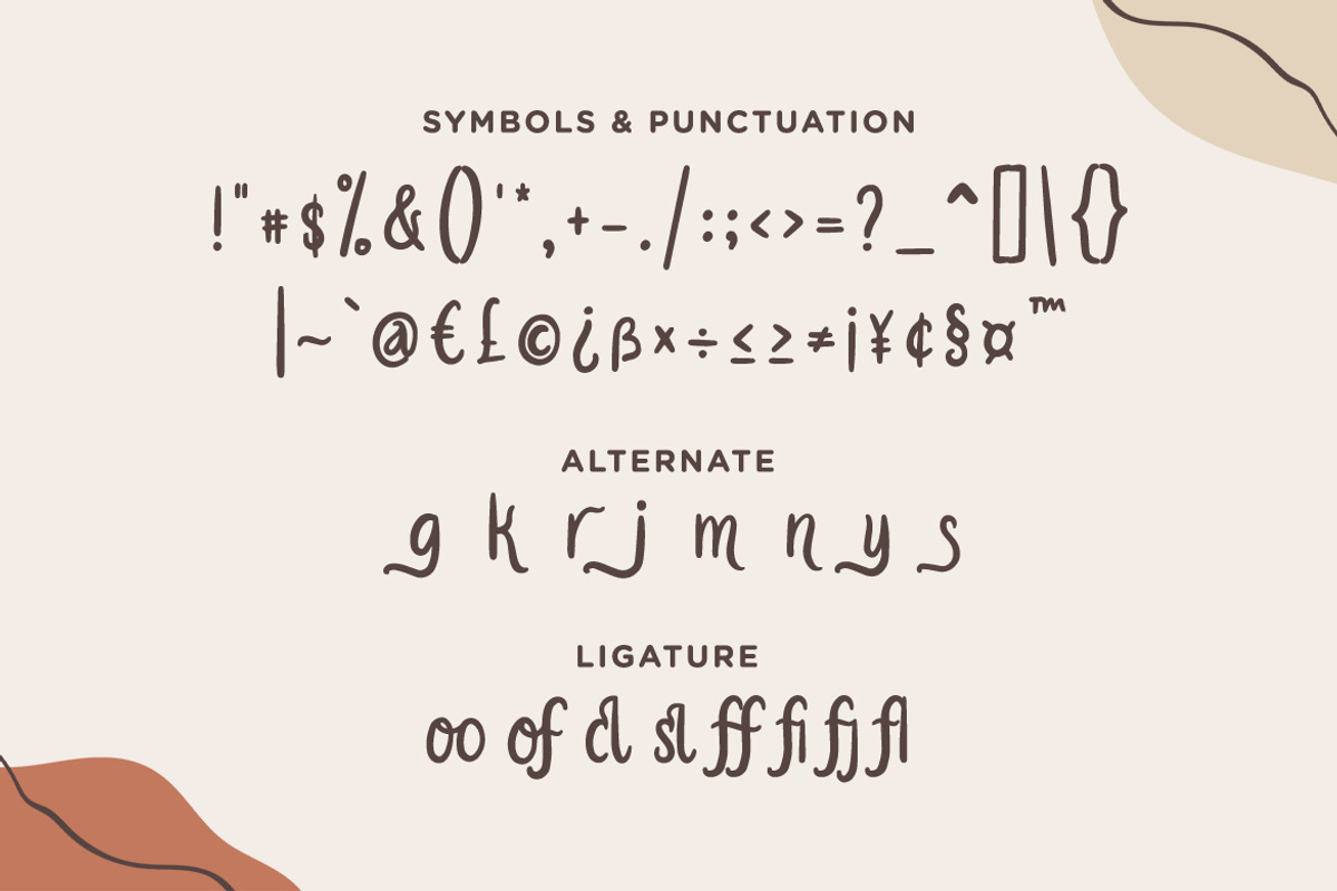 Came Back - Hand Drawn Font, a Handwritten Font by Typefactoryco (Photo 3 of 9)