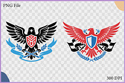 Eagle Crest Heraldic Shield SVG Set, an Object Illustration by Gfx Expert Team (Thumbnail 2 of 3)