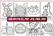 EASTER COLORING BOOK for KIDS, a Seasonal Illustration by Ink Gallery (Thumbnail 5 of 5)