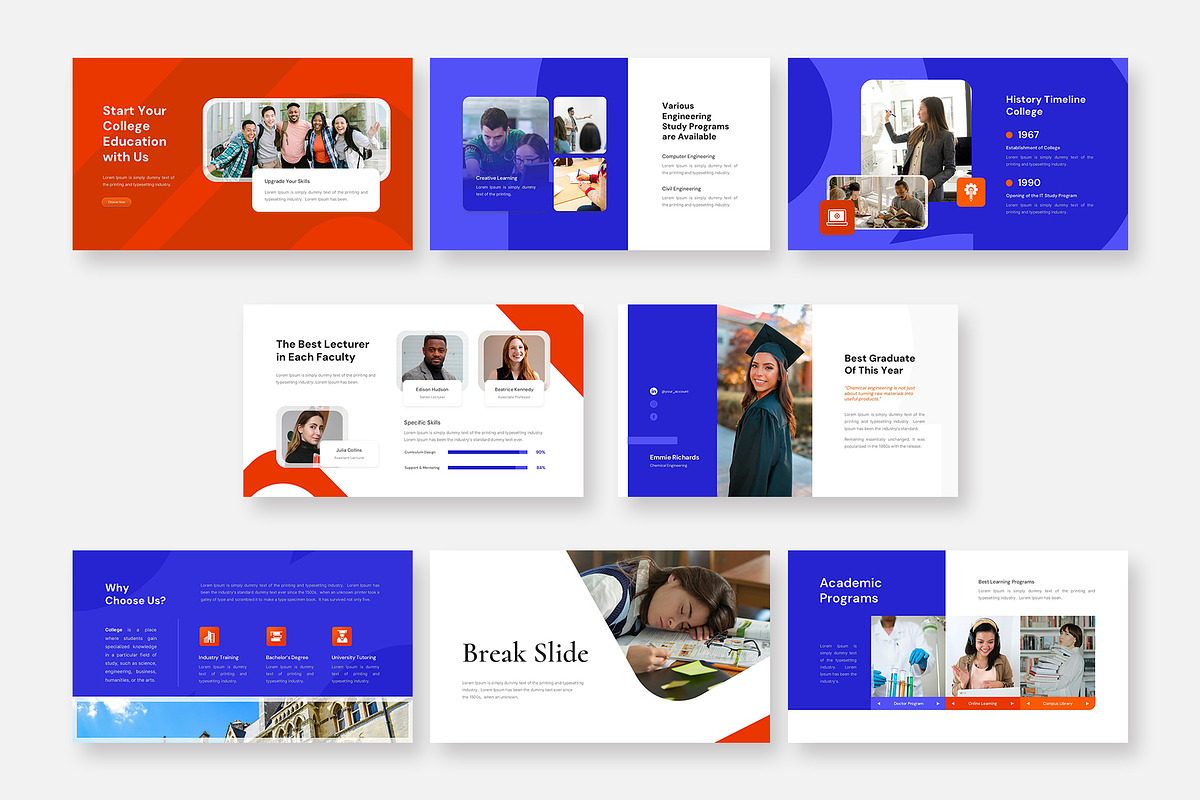 Coledia - College Google Slides, a Presentation Template by Premast (Photo 2 of 3)