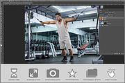 Male Wearing Gym Shorts And Tank PSD, a Shirt Mockup by Bruno's Shop (Thumbnail 2 of 3)