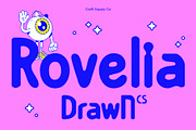 CS Rovelia Drawn, a Sans Serif Font by Craft Supply Co. (Thumbnail 1 of 8)