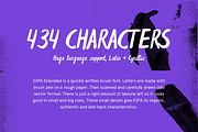 Espa Extended Brush Font, a Script Font by Wild Ones (Thumbnail 2 of 11)