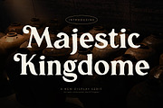 Majestic Kingdome New Display Serif, a Serif Font by Storytype Studio (Thumbnail 1 of 15)