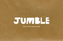 Jumble Playful Handmade Display Font