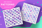 Body Positive Patterns Collection, a Pattern Graphic by Alex Blogoodf (Thumbnail 1 of 9)