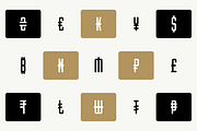 Juvenilia - Geometric Font Family, a Sans Serif Font by alpercakici (Thumbnail 3 of 18)