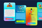 Color interface windows with cartoon, a Technology Illustration by ...