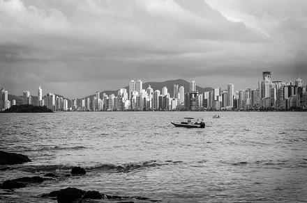 Sea & City in Black & White