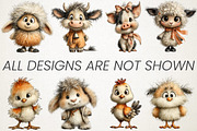 Cute Easter Farm Friends Png Clipart, an Animal Illustration by RobertsArt (Thumbnail 3 of 6)