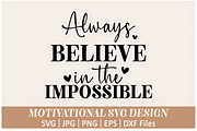 Motivational Quotes Svg Bundle, a Decorative Illustration by Design Station (Thumbnail 5 of 7)