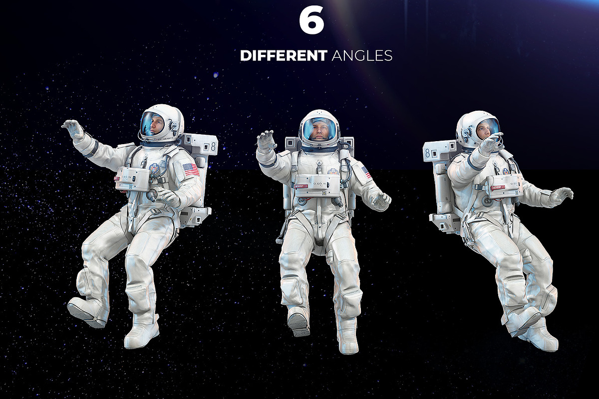 3D Mockup Space Astronaut #01, a Product Mockup by ARKS ACADEMY (Photo 4 of 11)