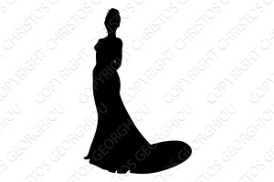 Bride Bridal Wedding Dress, a Person Illustration by Christos Georghiou