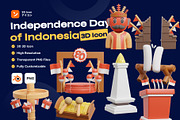 Indonesia Independence Day 3D Icon, a Characters & Person 3D Model by orenjidesign (Thumbnail 1 of 8)