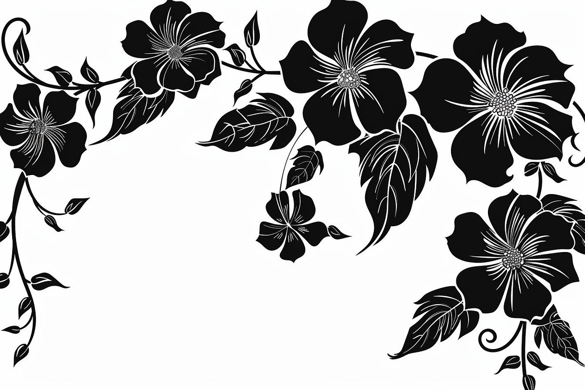 Floral Border & Frame Laser Cut Bund, an Object Graphic by hafijul (Photo 5 of 11)