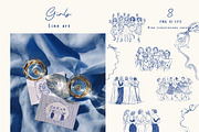 Besties Party Kit. Sketch Collection, a Decorative Illustration by Polli Deeva (Thumbnail 7 of 14)