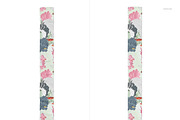 13x103cm Chiffon Silk Scarf Mockup, a Mask Mockup by creatsy5 (Thumbnail 6 of 9)
