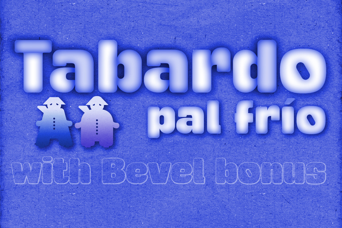 Tabardo font + bonus preview 6